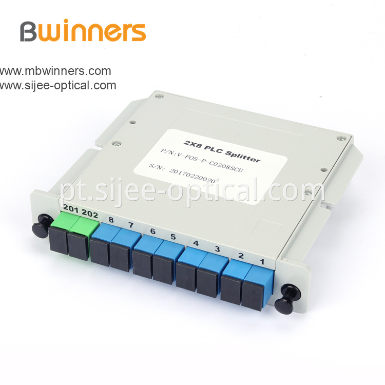 Insertion Module 2x8 Plc Splitter Scapc Connector